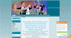 Desktop Screenshot of danceafloat.com