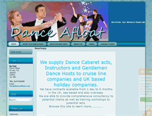 Tablet Screenshot of danceafloat.com